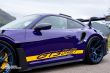 Avery SWF Power Purple Metallic Gloss Autofolie Porsche GT3 RS foliert
