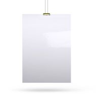 3M 2080-G10 White Glänzend Din A4 Muster Autofolie