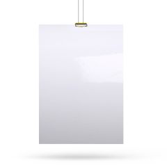 3M 2080-G10 White Glänzend Din A4 Muster Autofolie