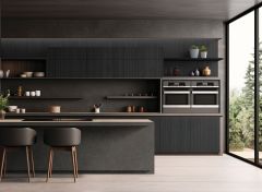 Möbelfolie selbstklebend Black Oak 122 cm Breite AF-W05