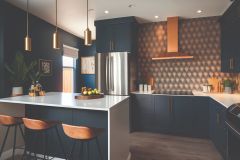 Möbelfolie selbstklebend Adriatic Blue 122 cm Breite AF-C05