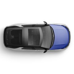 Oracal 975CA-536 Carbon Mittelblau Matt-Autofolie