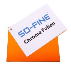 SO-FINE MUSTERFÄCHER CHROME FILM AF Car Wrapping Autofolie