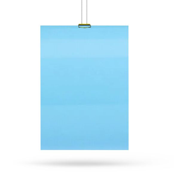 3M 2080-HG77 Sky Blue High Gloss A4 Muster