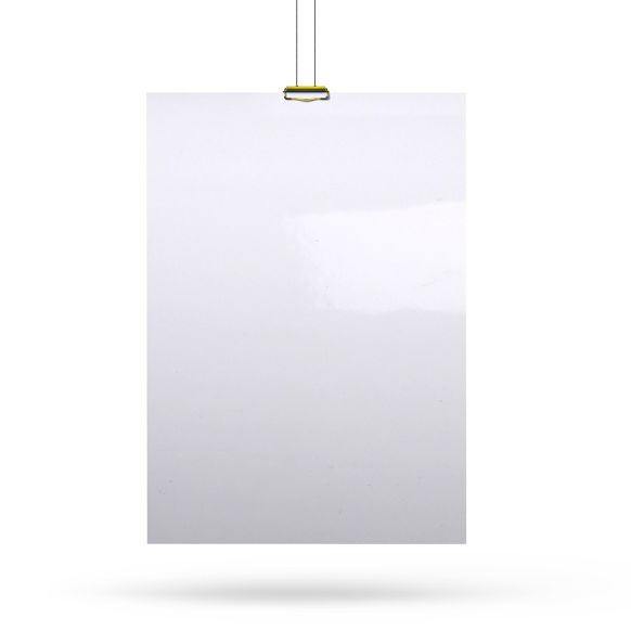 3M 2080-G10 White Glänzend Din A4 Muster Autofolie
