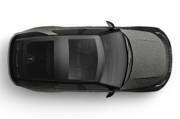 Oracal 970-905 RA Black Galactic Gold Gloss-Autofolie