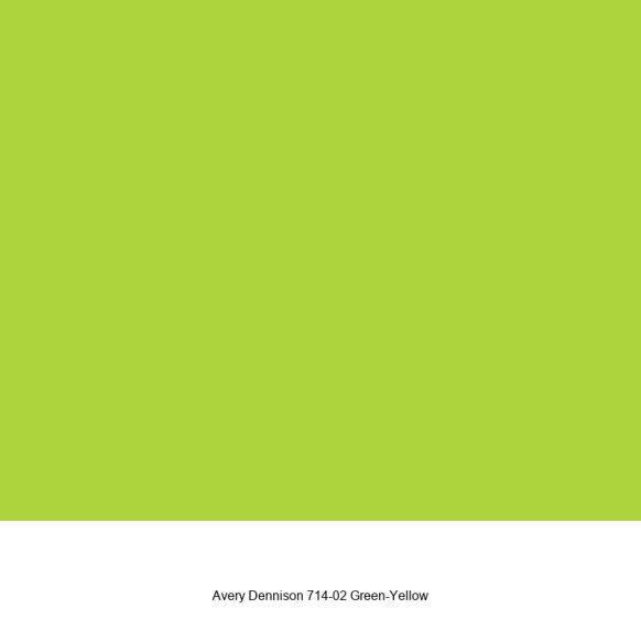 Avery 714-02 Green-Yellow Glänzend