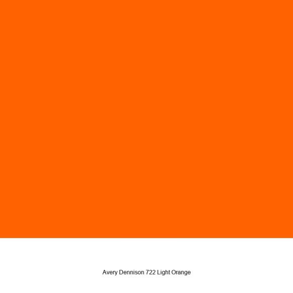 Avery 722 Light Orange Glänzend