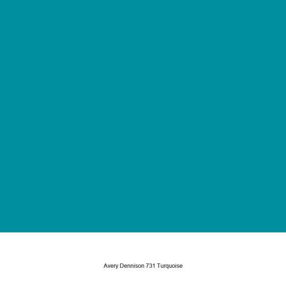 Avery 731 Turquoise Glänzend