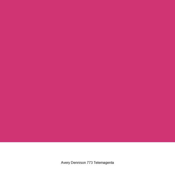 Avery 773 Telemagenta Glänzend