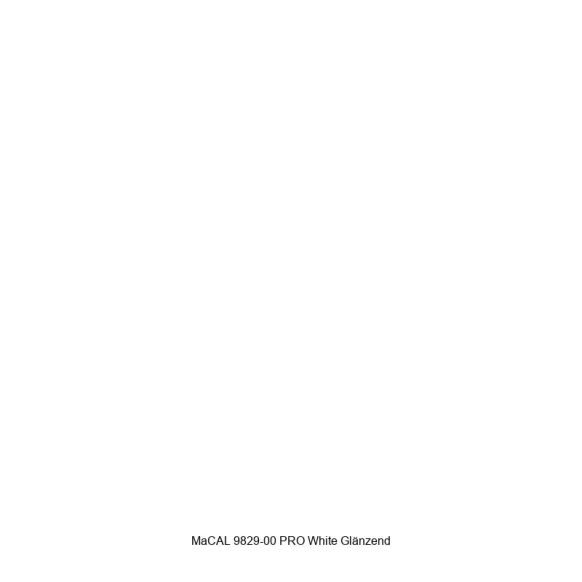 MaCAL 9829-00 PRO White Glänzend