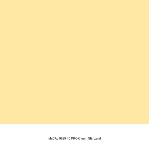 MaCAL 9829-10 PRO Cream Glänzend