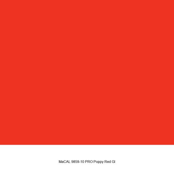MaCAL 9859-10 PRO Poppy Red Gl