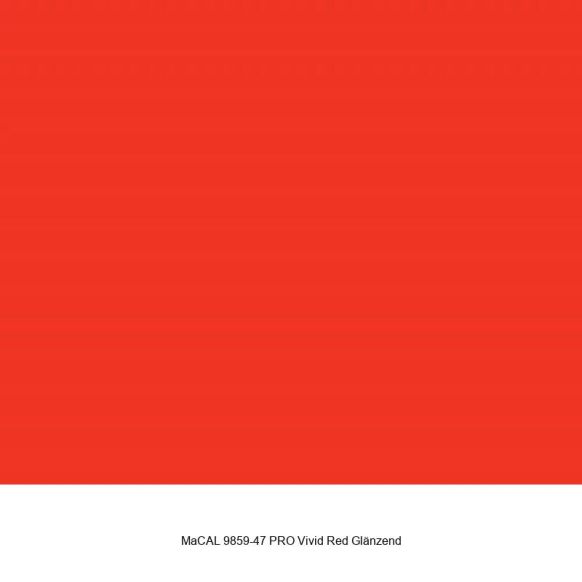 MaCAL 9859-47 PRO Vivid Red Glänzend