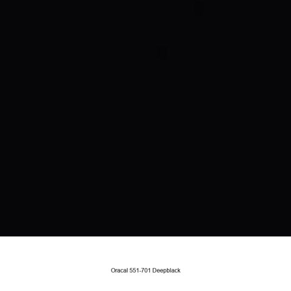 Oracal 551-701 Deepblack Glänzend