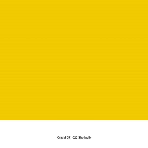 Oracal 651-022 Shellgelb Glänzend
