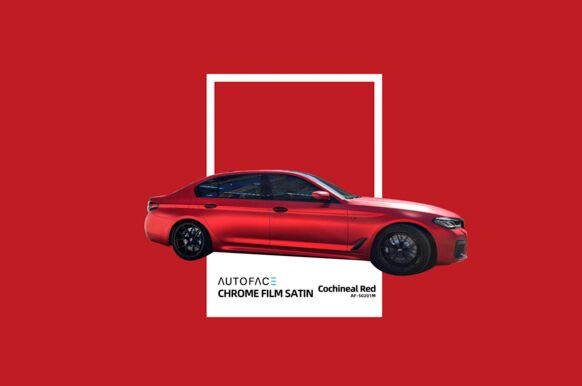 So-Fine Chrome Film AF-50201M Cochineal Red Satin-Autofolie
