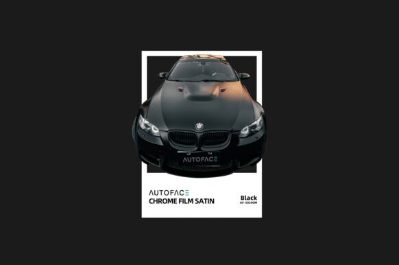 So-Fine Chrome Film AF-50300M Black Satin-Autofolie