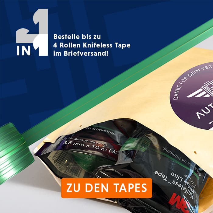 3M Knifeless Tape - Messerloses Schneiden von Autofolien am Fahrzeug - Keine Kratzer