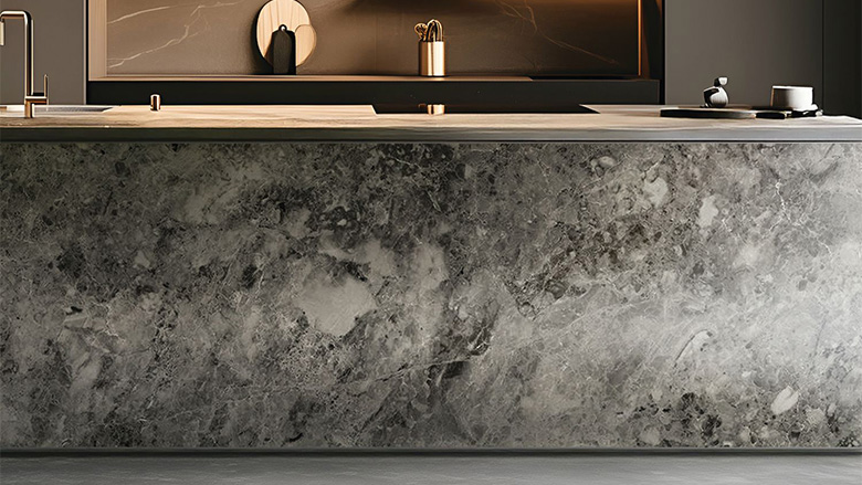 Marmor Möbelfolien in Bianco Onyx oder Lava 